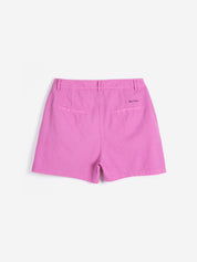 Pleated seersucker Shorts