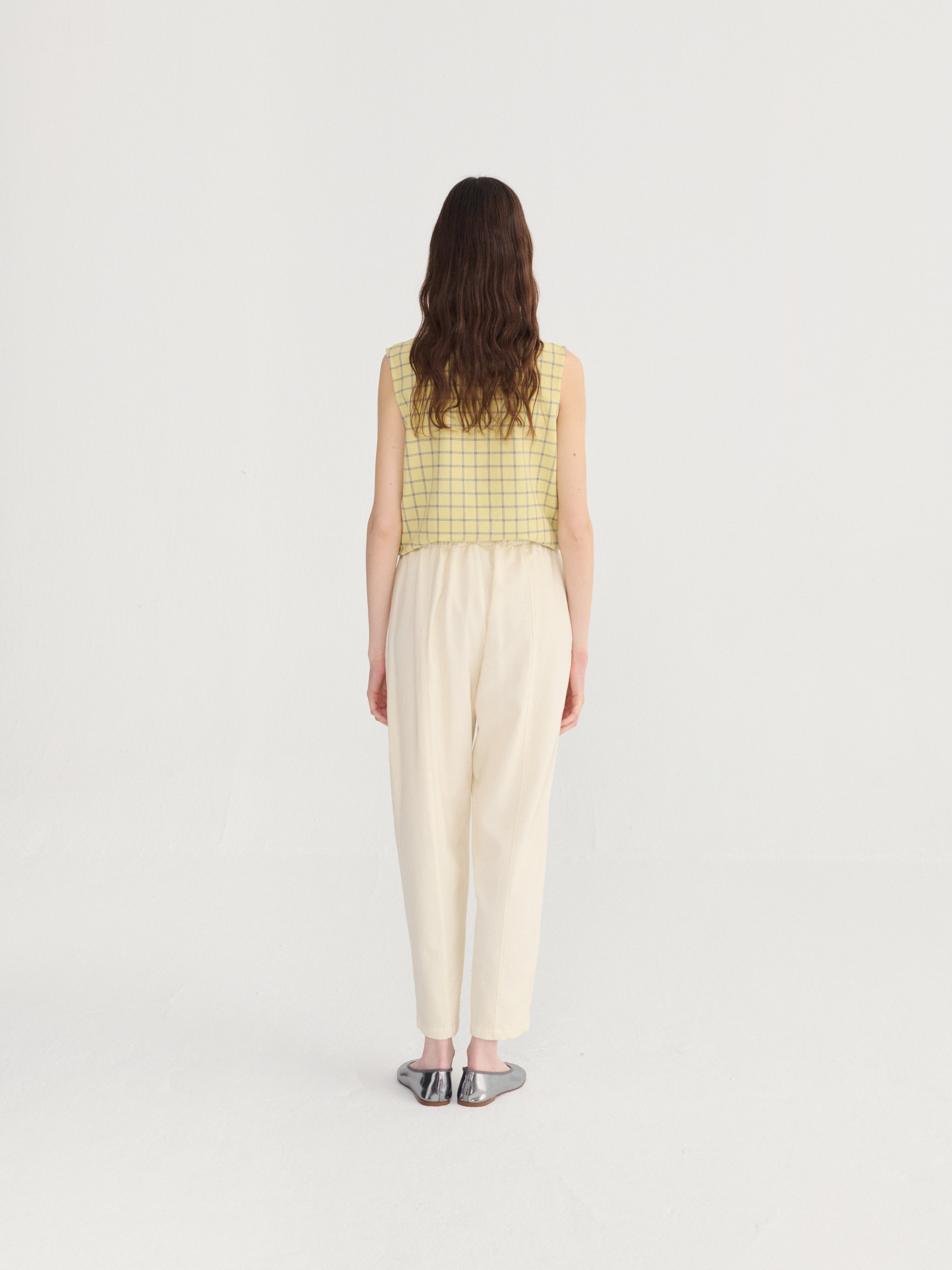 Ecru cocoon Pants