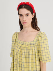 Pixel Daisies terry cloth headband