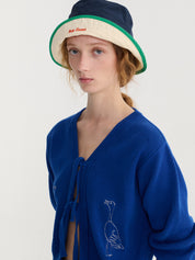 Color block bucket hat