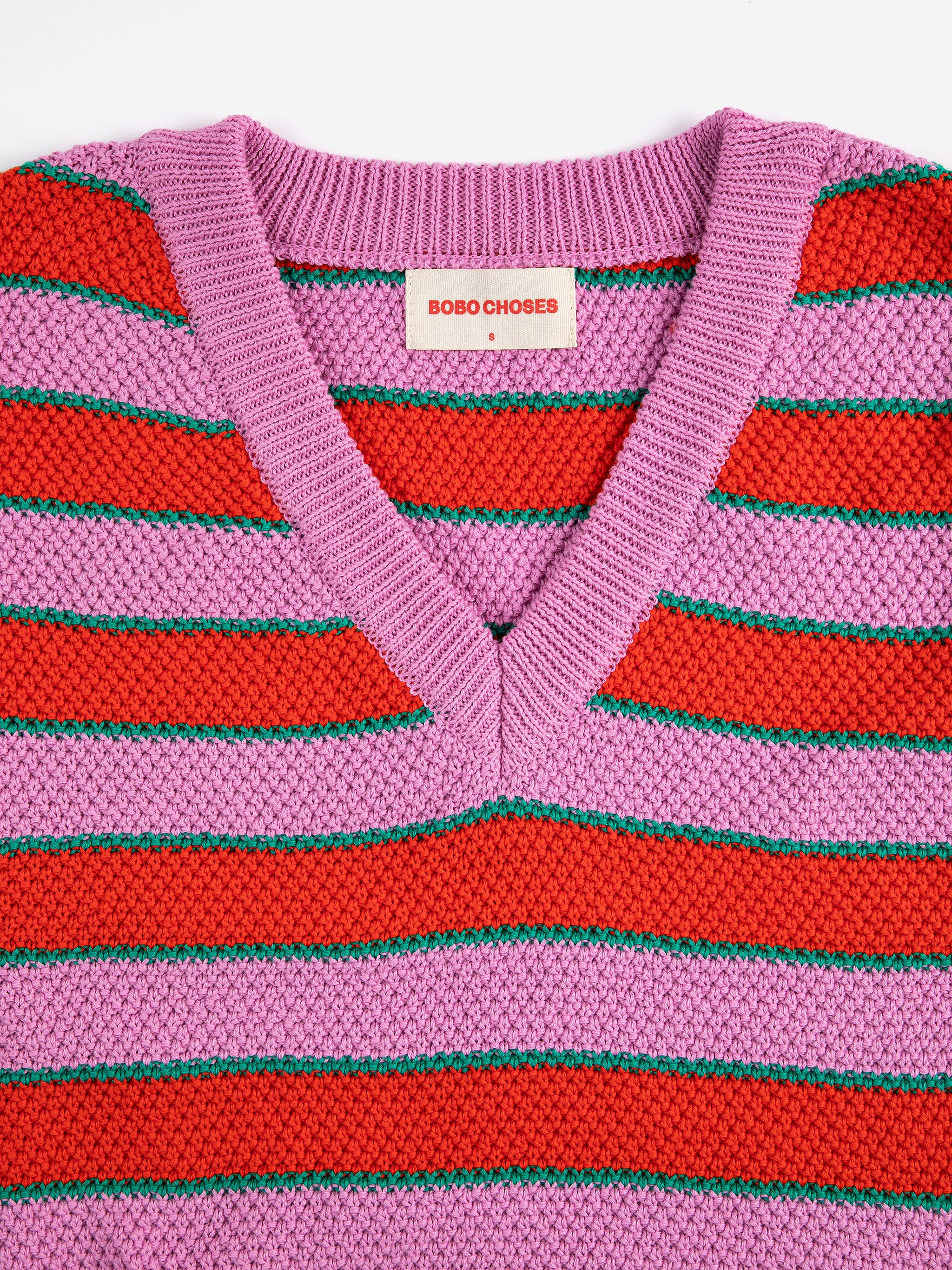 Stripes V-neck vest