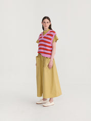 Stripes V-neck vest