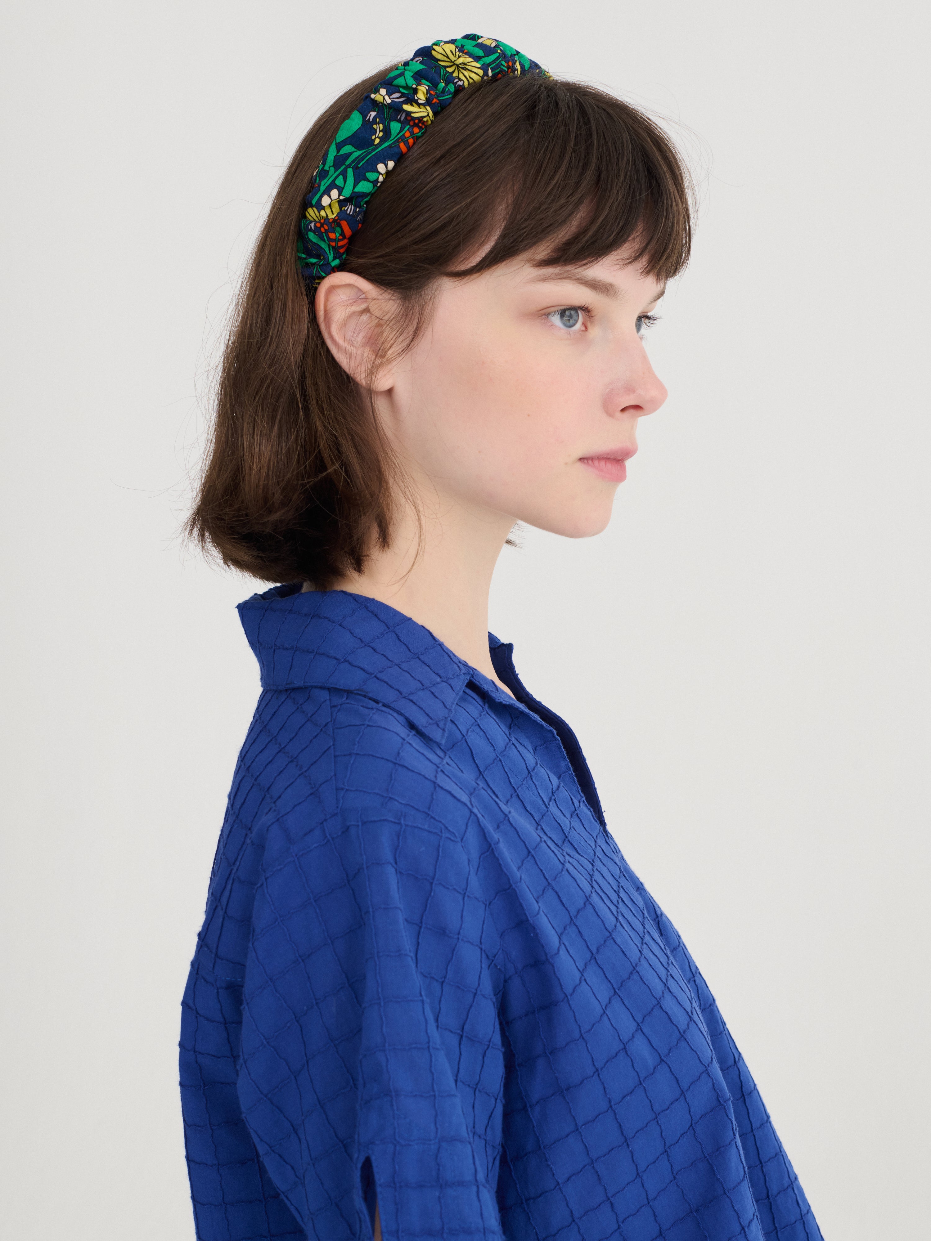 Color Herbalist bluebgathered headband