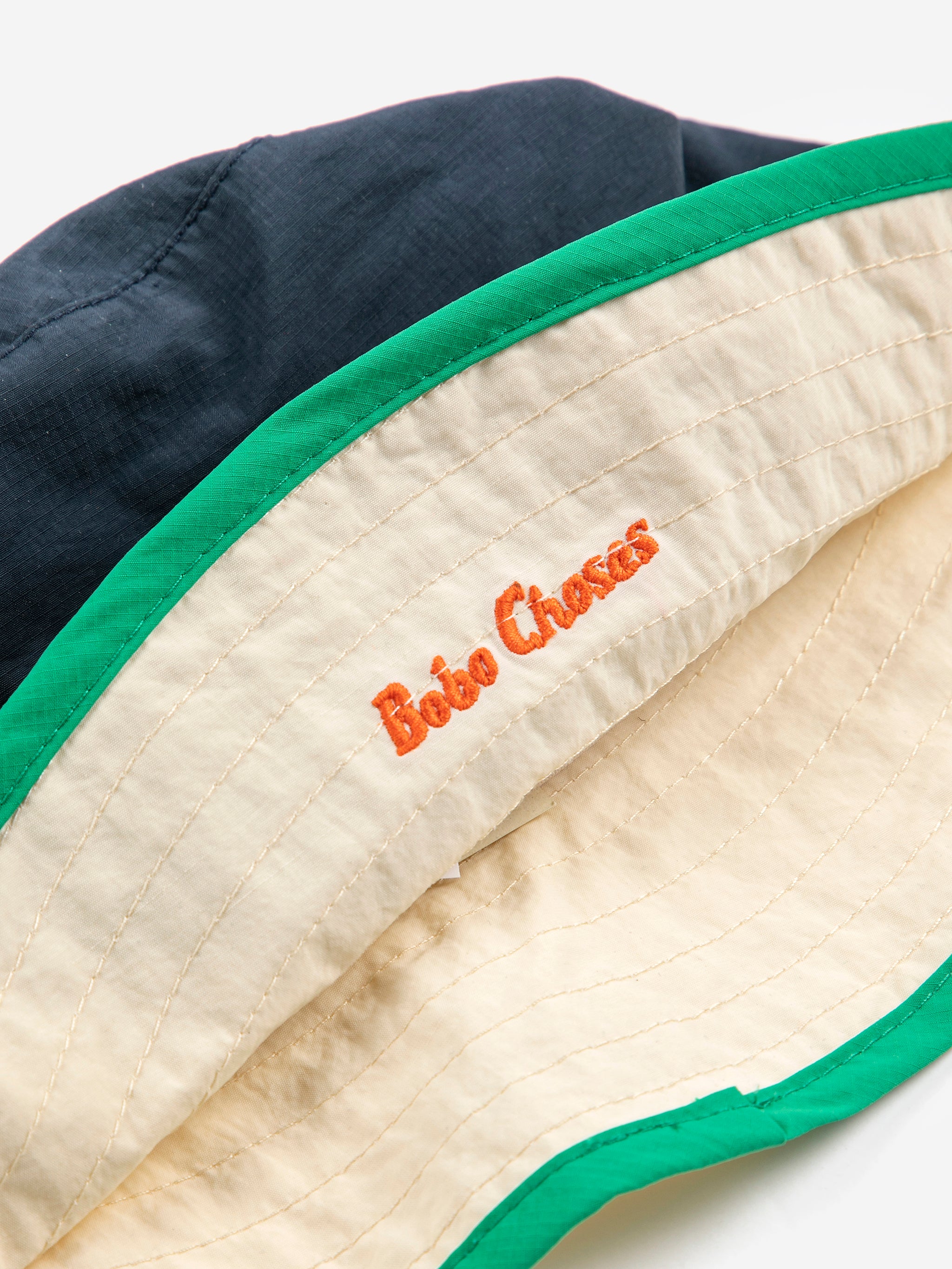 Color block bucket hat