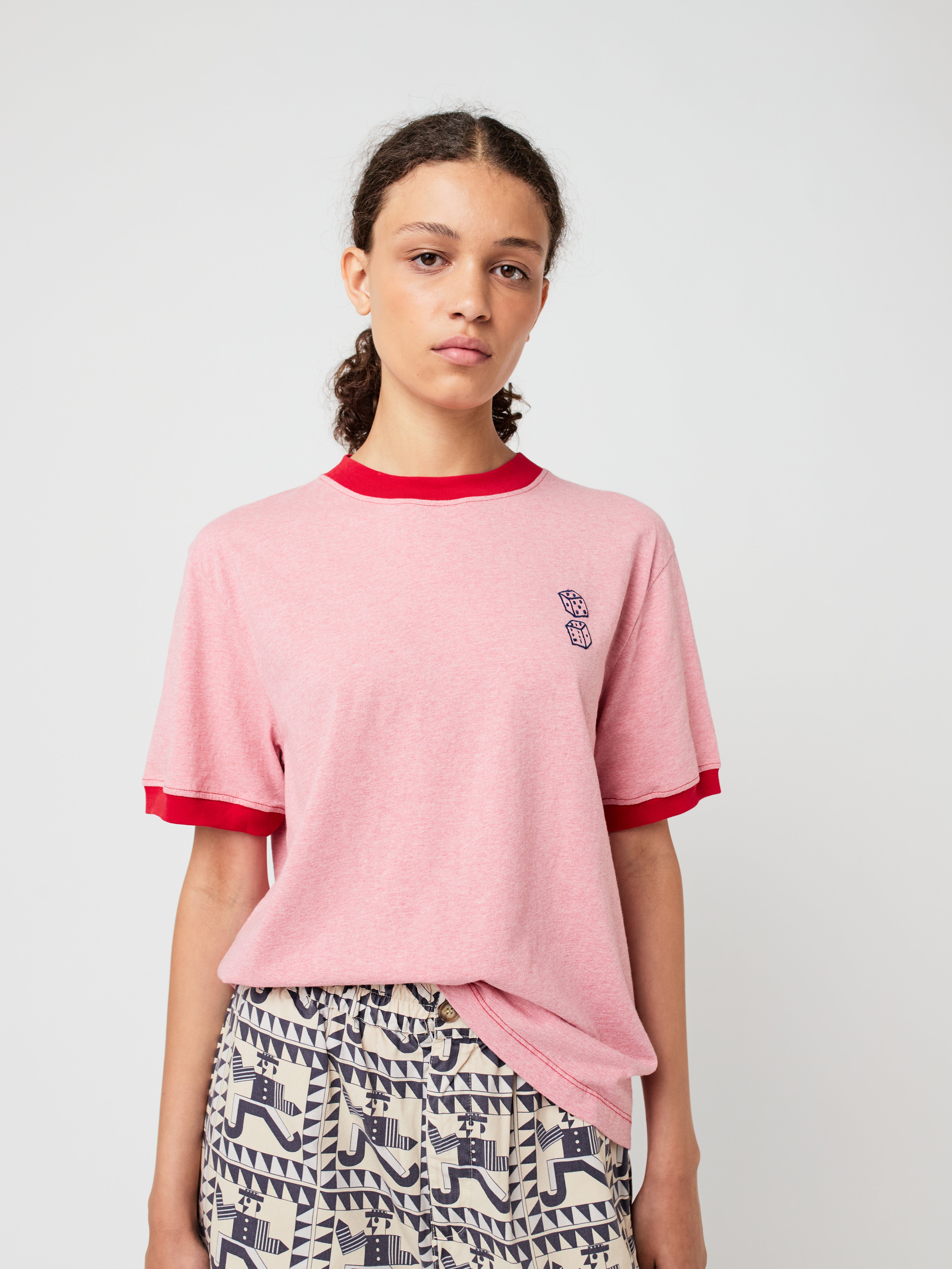 Roll the Dice Fitted T-Shirt - Red