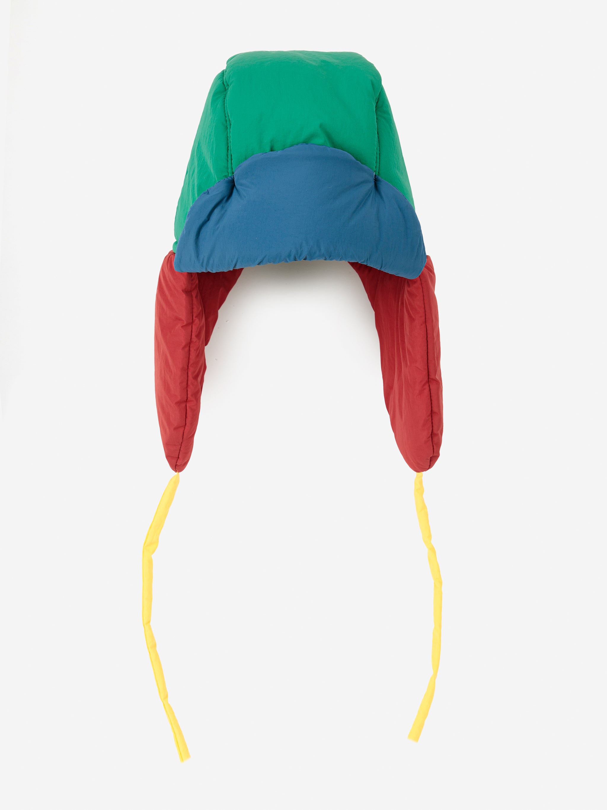 Color Block Padded Chapka - Multicolor Head