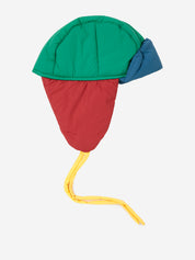 Color Block Padded Chapka - Multicolor Head