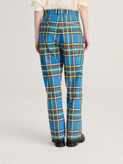 WOVEN STRAIGHT FIT - blue
