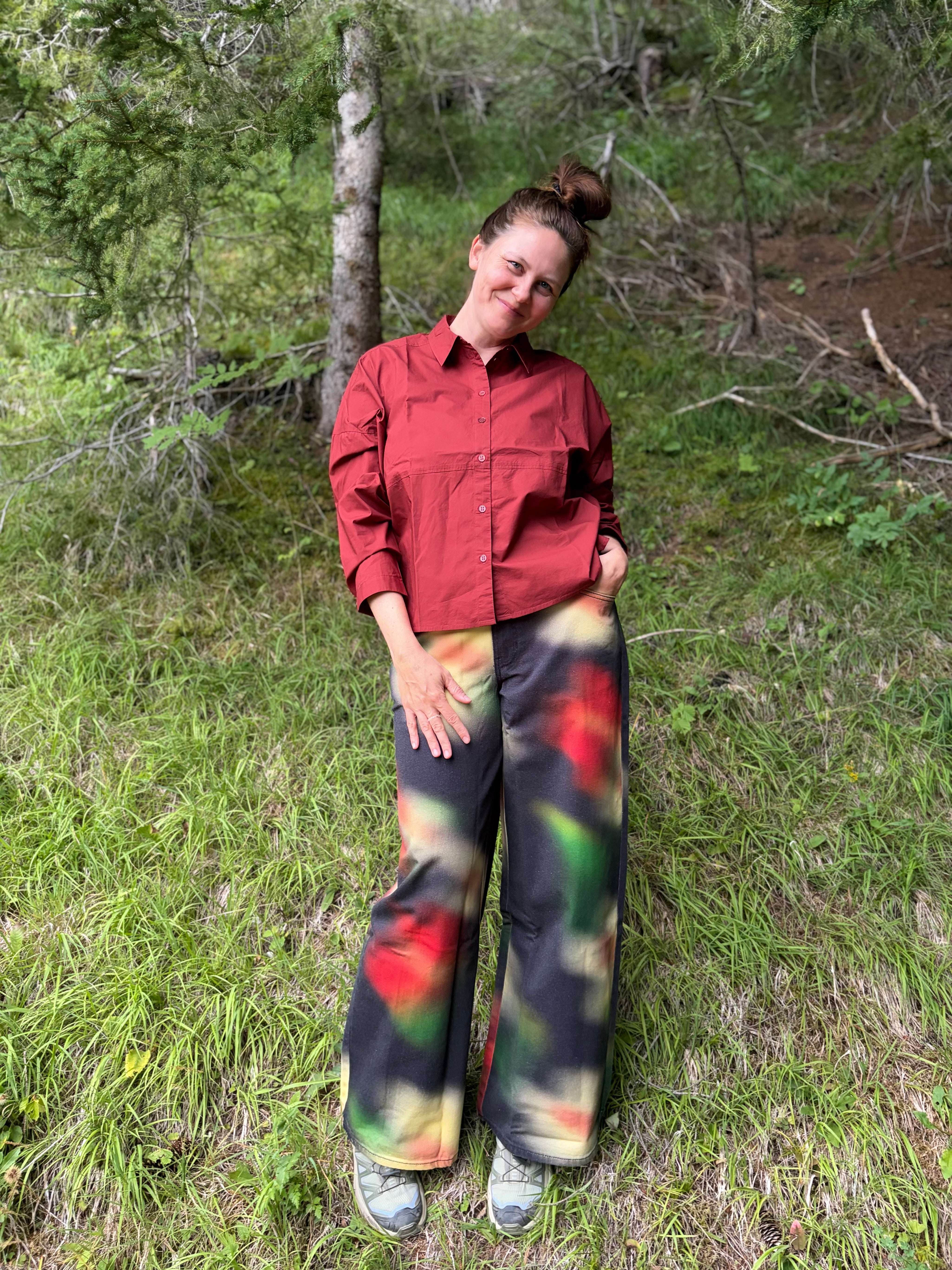 BLOOM PRINT HEDDA PANTS
