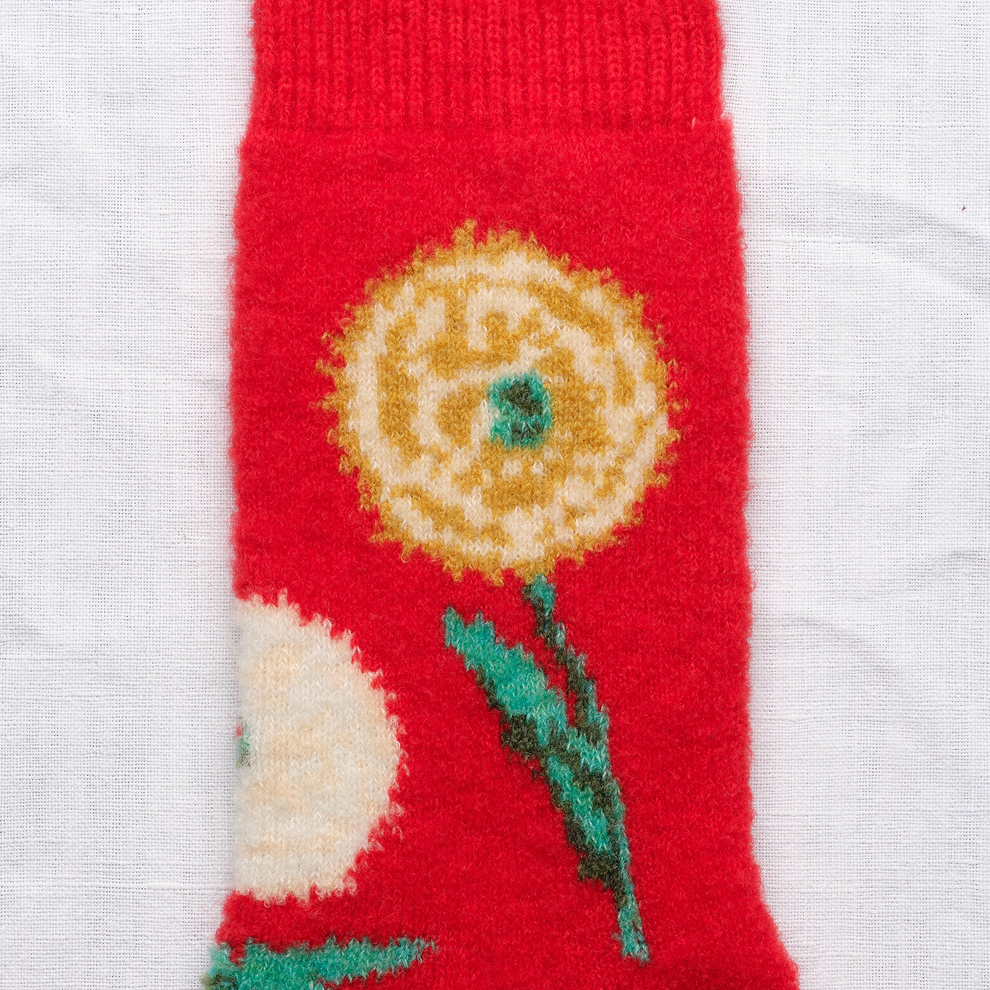 Socken Mousse Fleurs