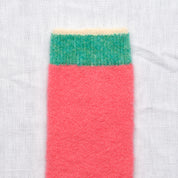 Socken Mousse Unis Rose