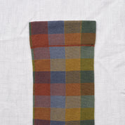 Socken Carreaux Bleu-Gris