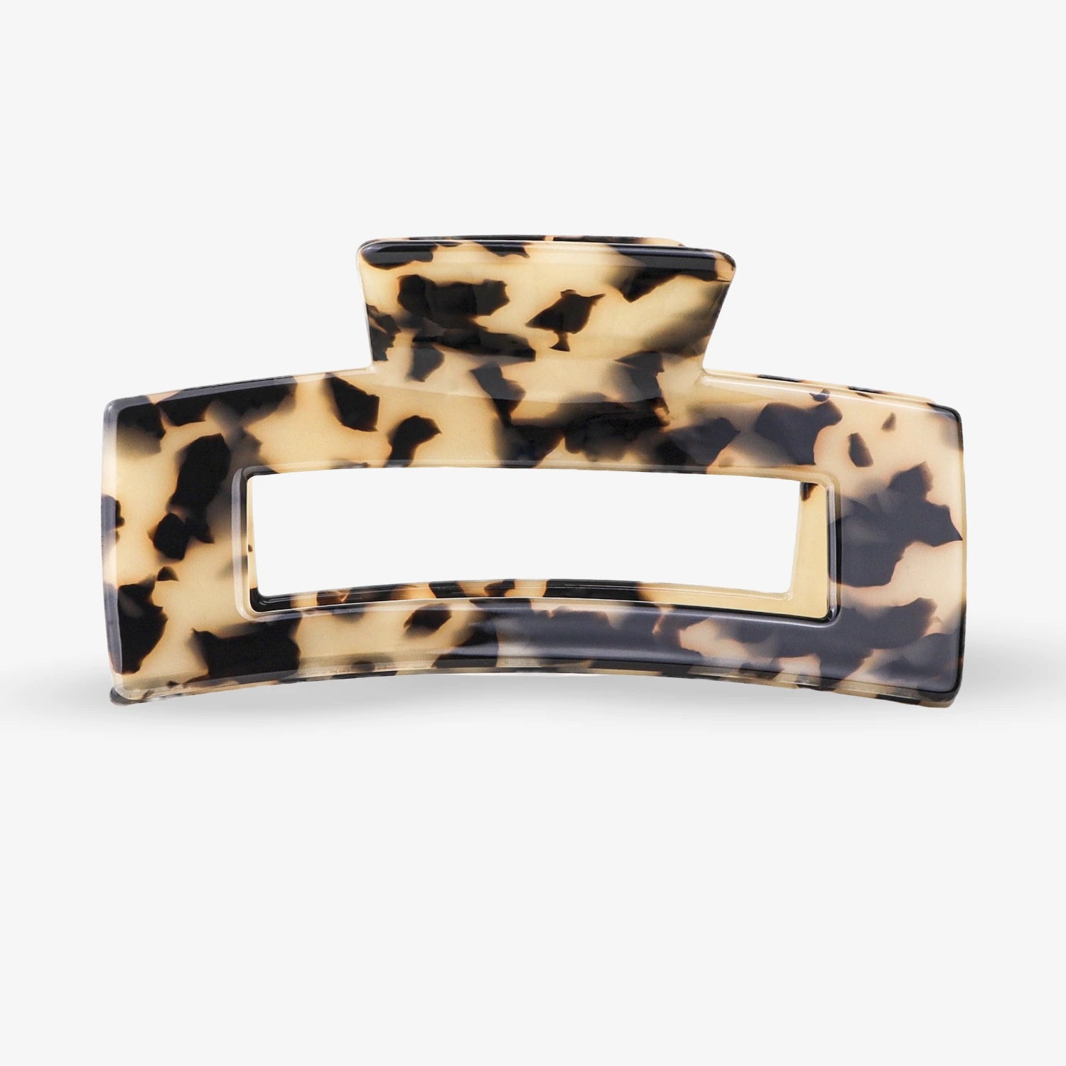 Leopard Muster Haarspange isoliert