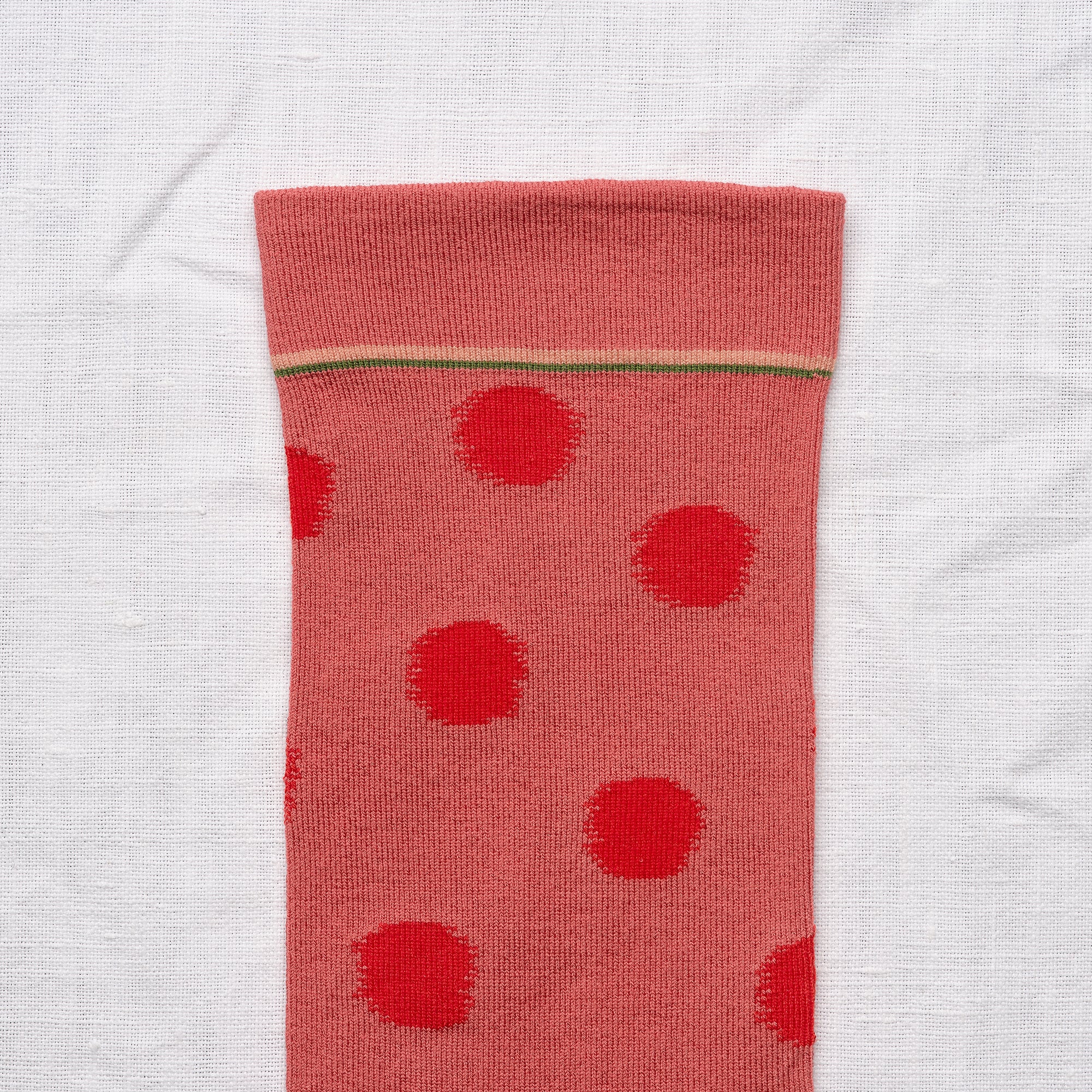 Socken Pois Rouge