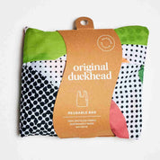 Bunte wiederverwendbare Tasche mit Verpackung