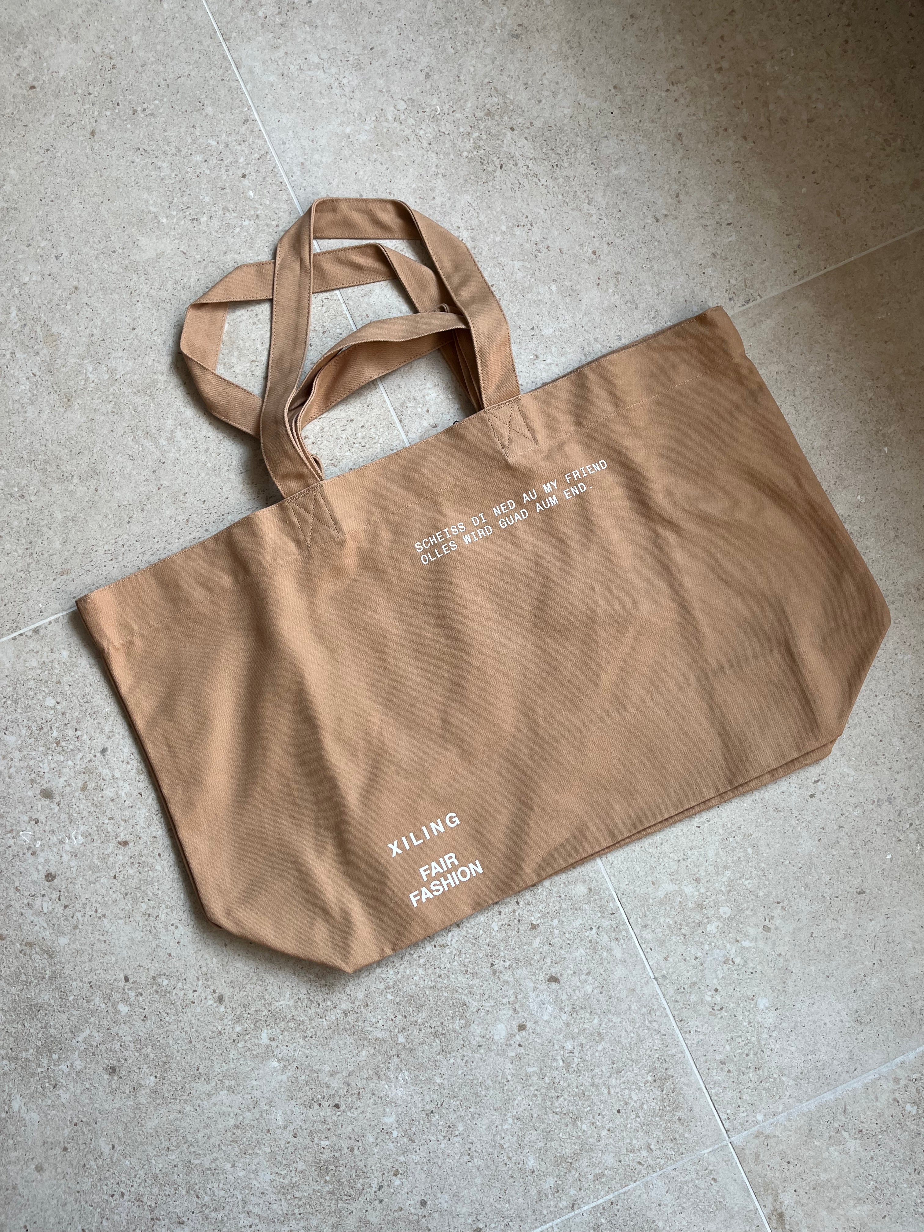 Organic Shopping Bag - Scheiss di ned au