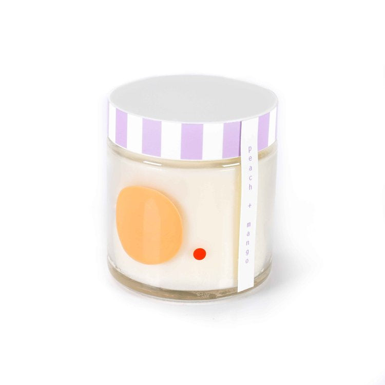 Pfirsich-Mango-Dessert im Glas