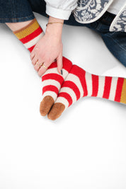 Socken Mousse Rayures