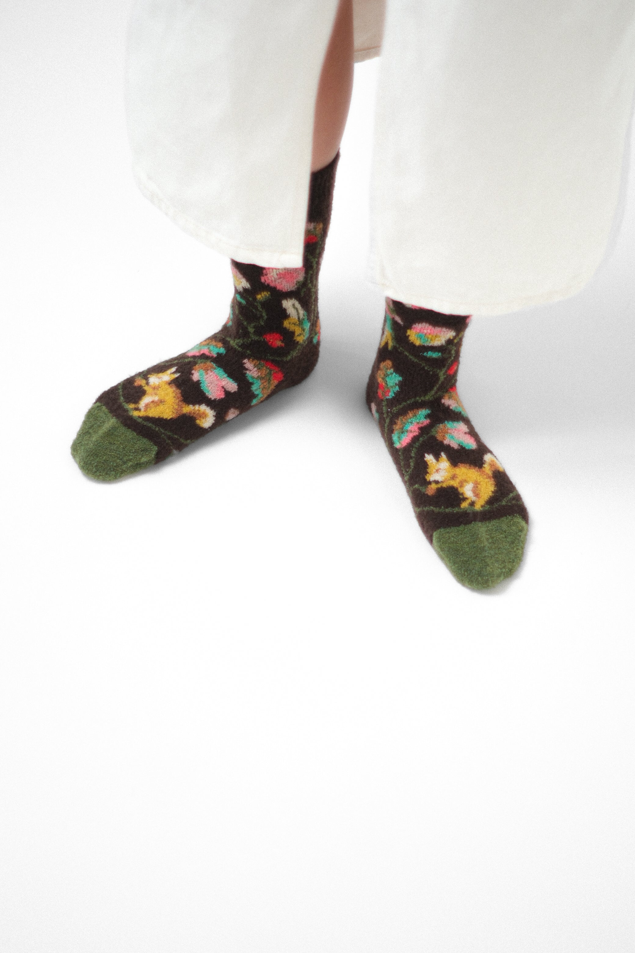 Socken Mousse Oiseau