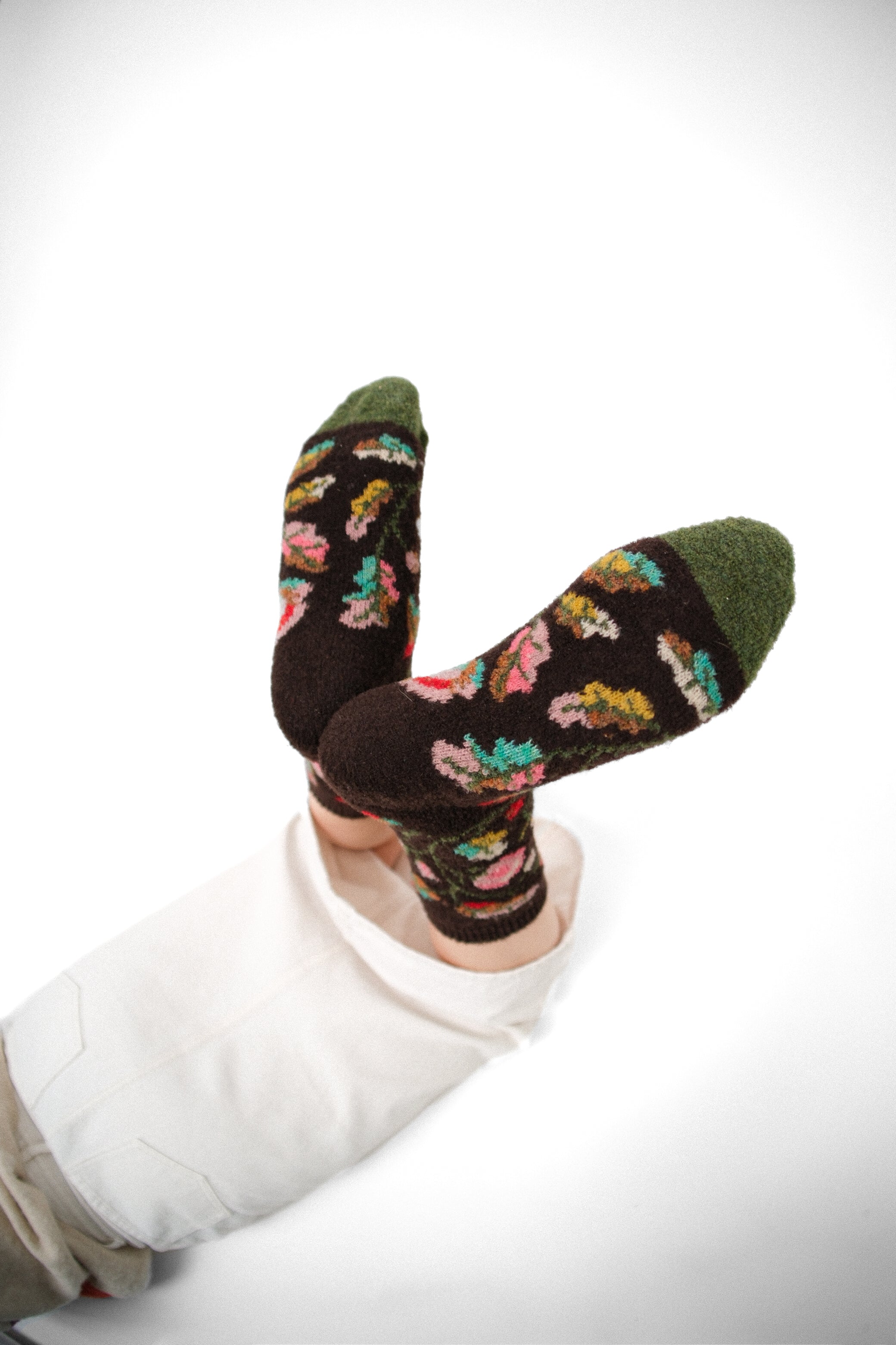 Socken Mousse Oiseau