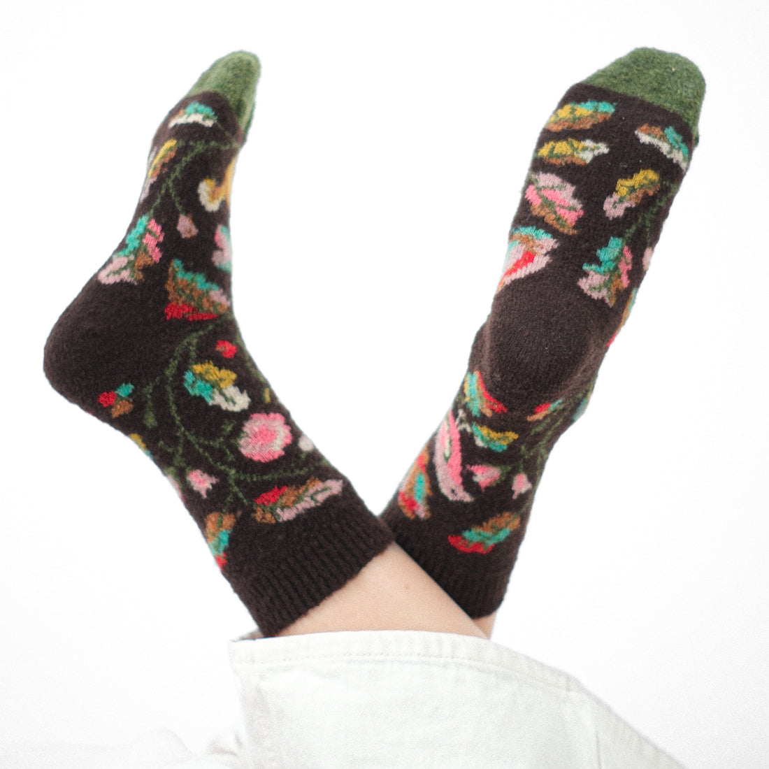 Socken Mousse Oiseau