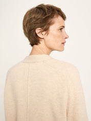 Strickjacke - sahara melange