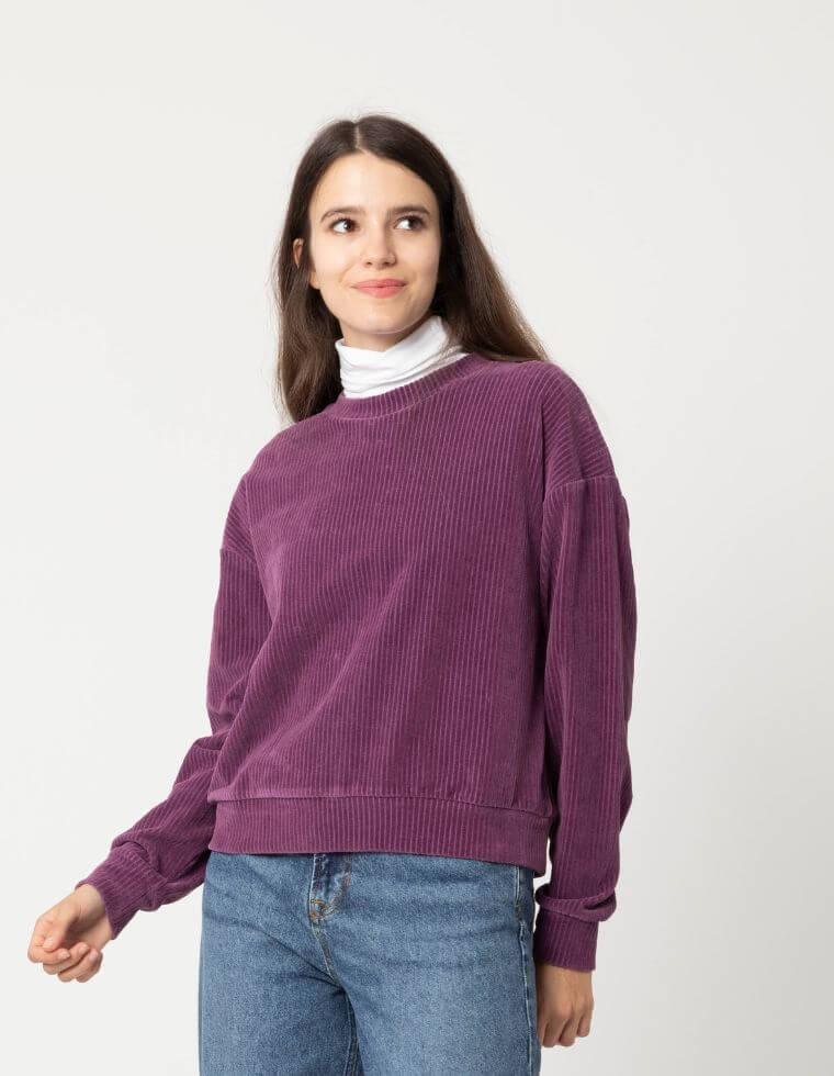 Felpa Mini Donna - Viola