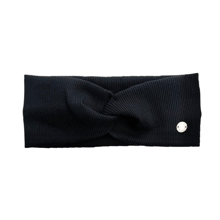 Haarband Rippjersey - Black