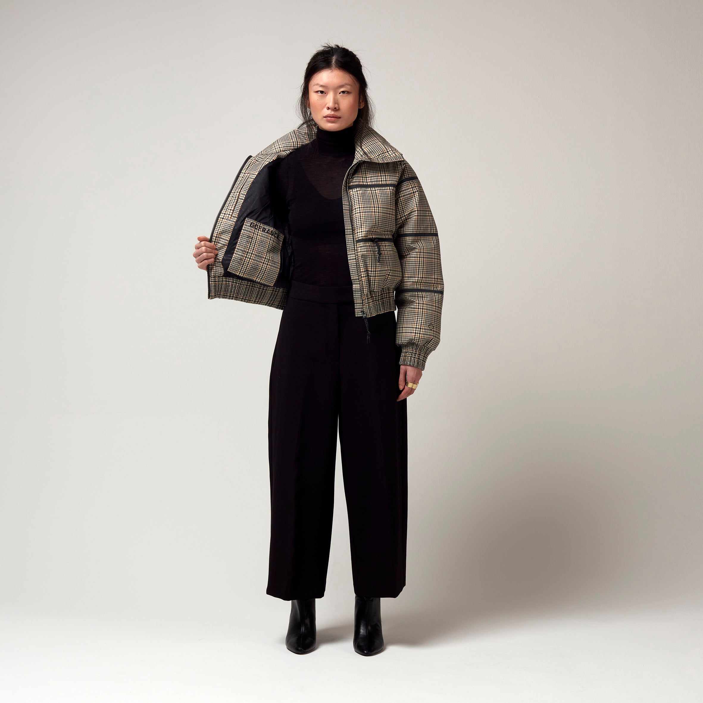 Damen Pufferjacke - classic check