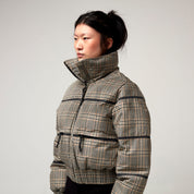 Damen Pufferjacke - classic check