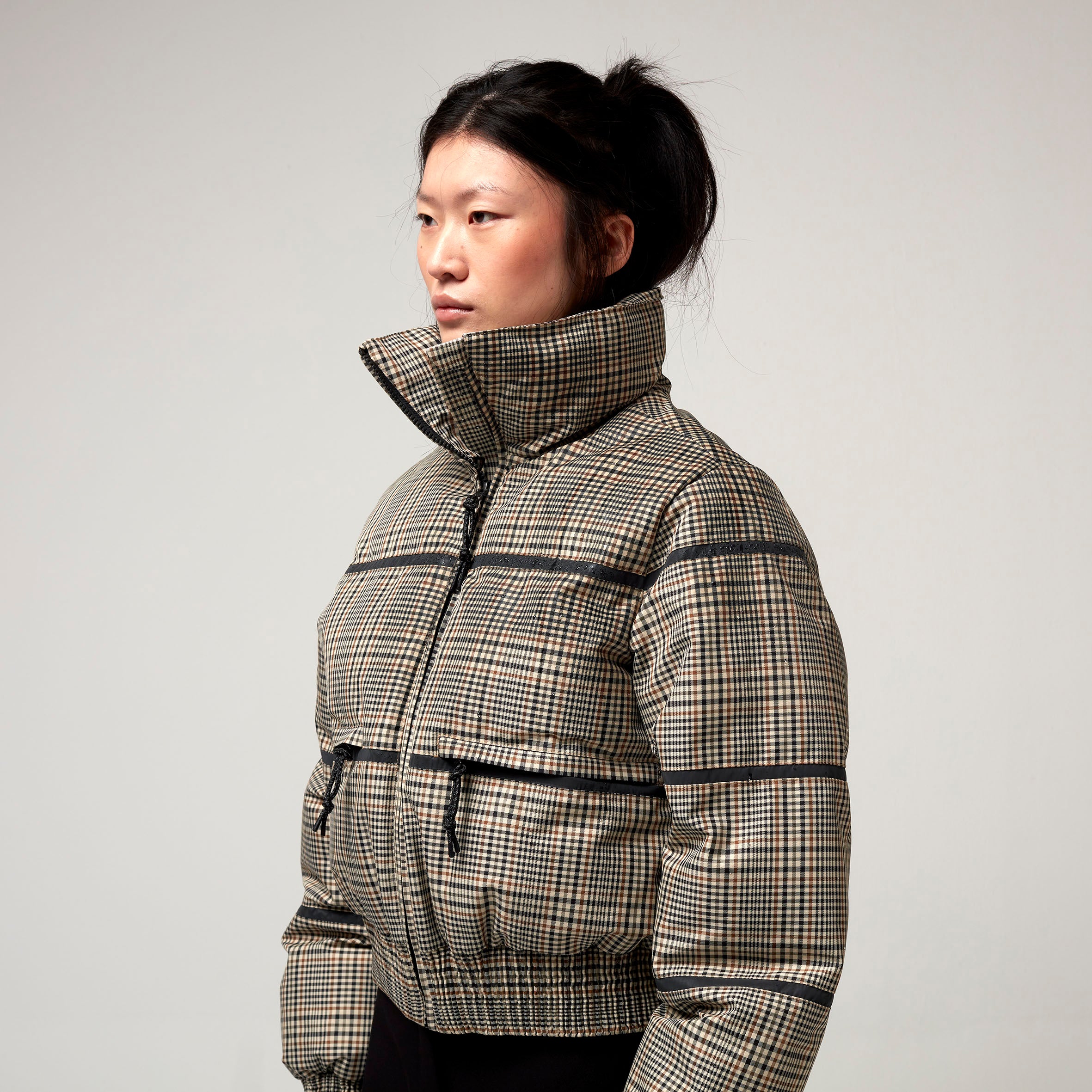 Damen Pufferjacke - classic check