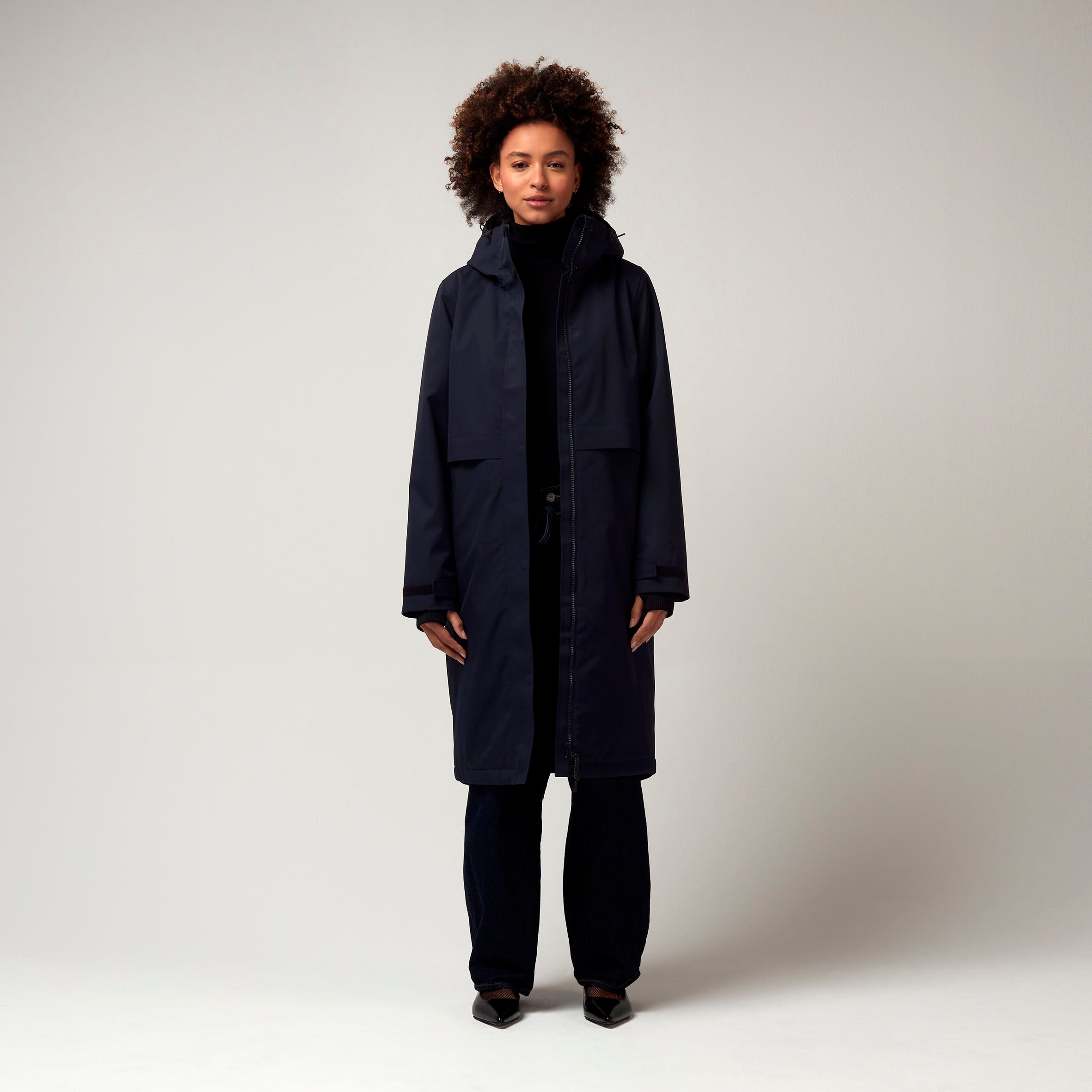 Damen Parka - sky captain blue