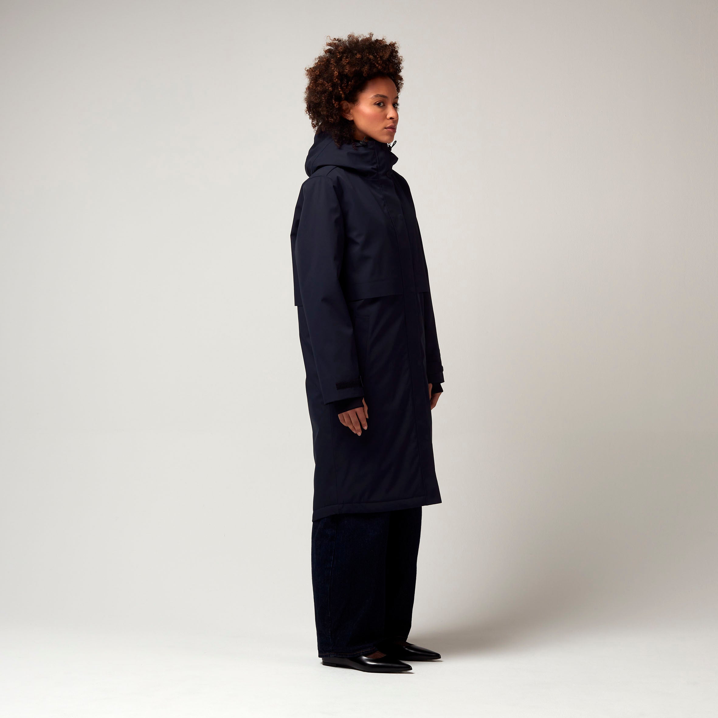 Damen Parka - sky captain blue