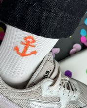 Socken Icon Anker Glitter