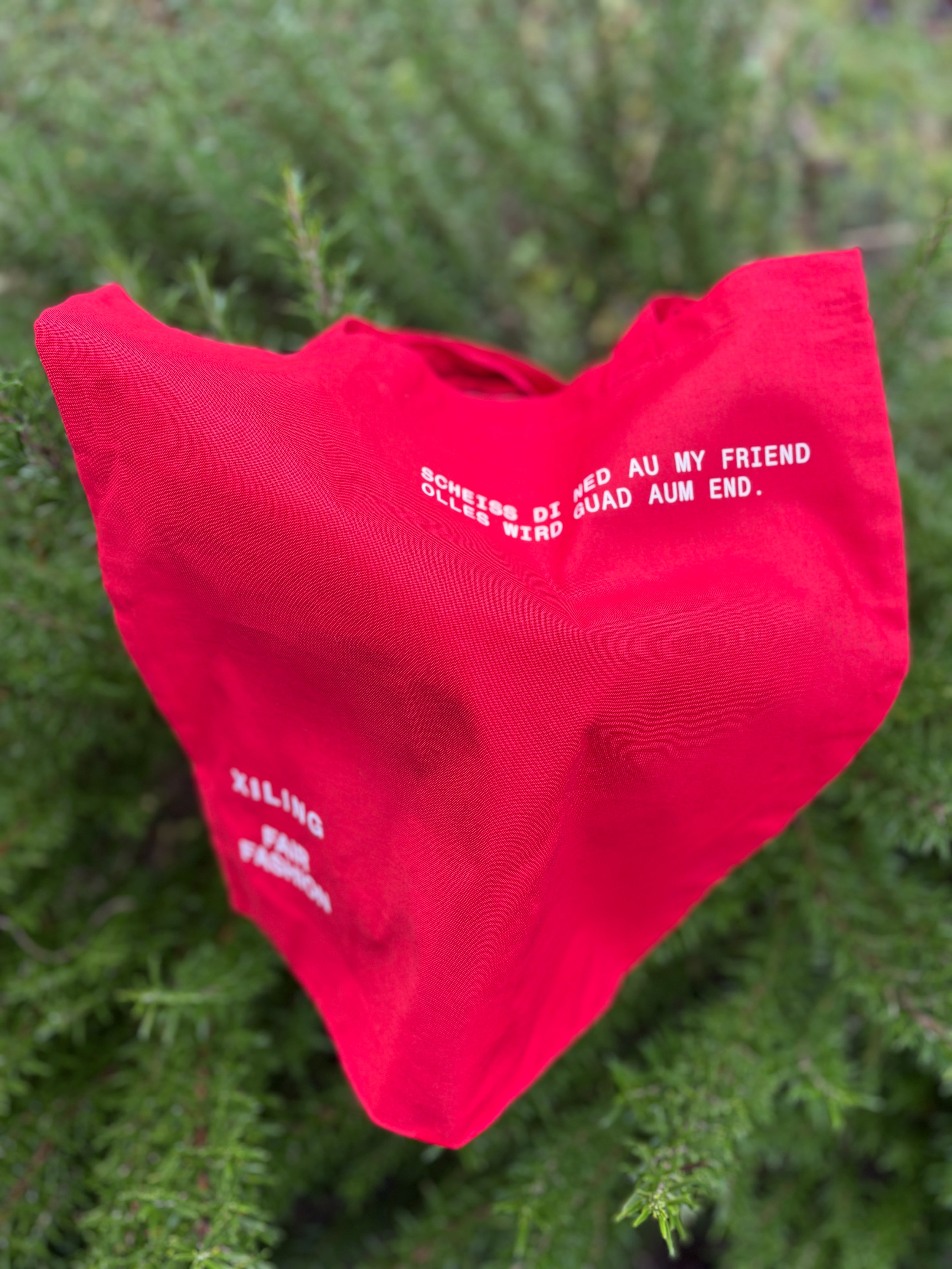 Stofftasche Scheiss di ned au - Light Tote