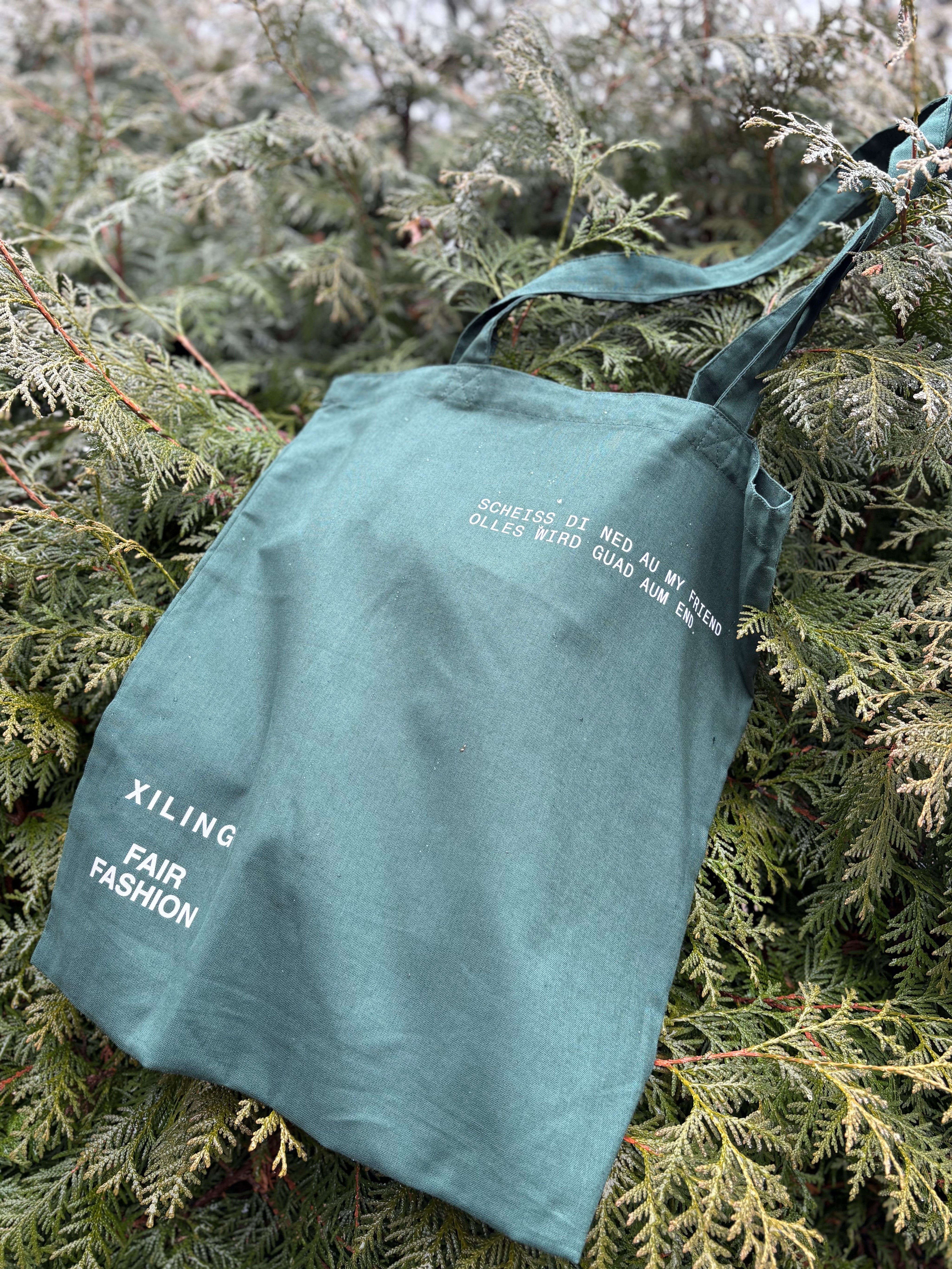 Stofftasche Scheiss di ned au - Light Tote