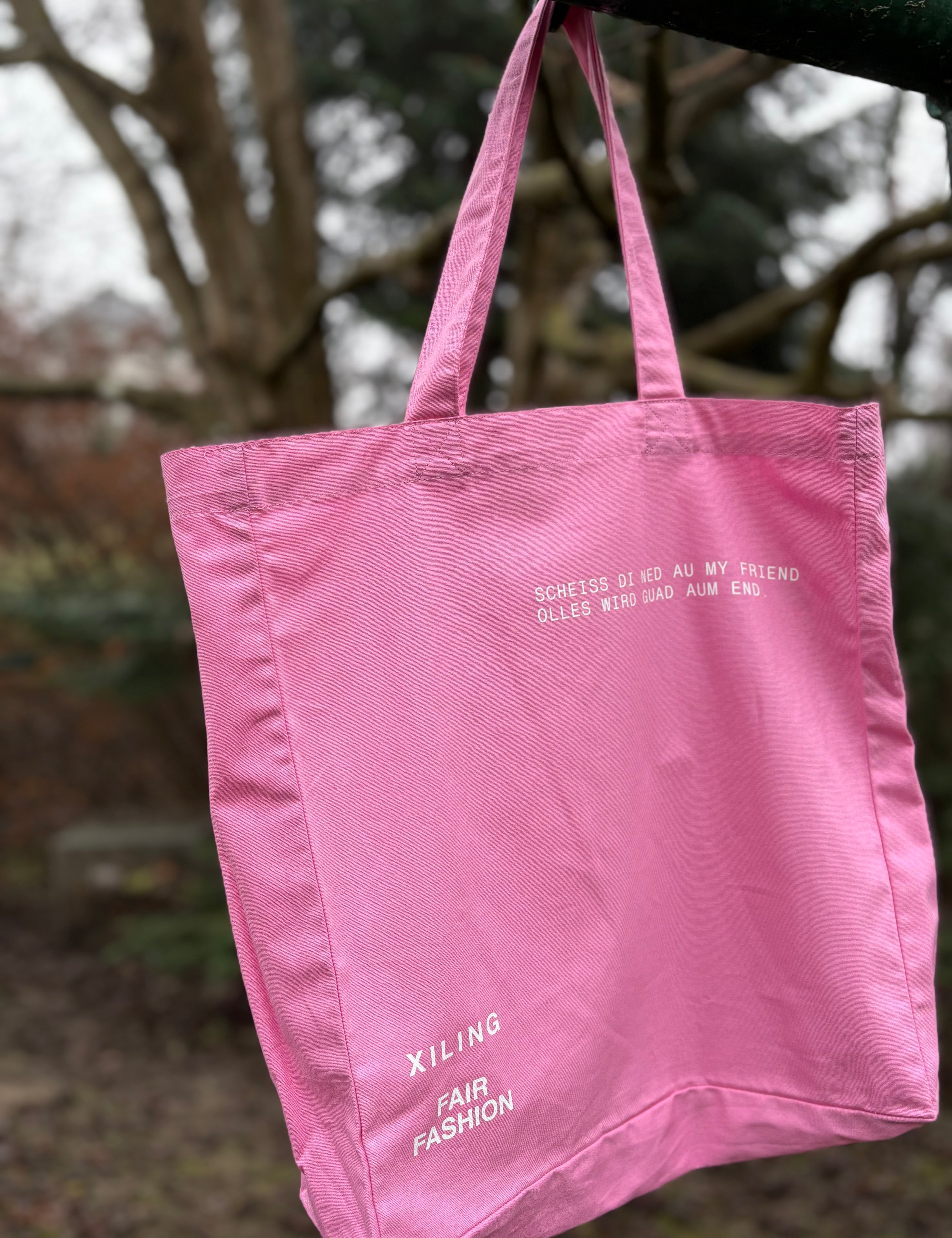 Stofftaschen Scheiss di ned au - Mid Tote