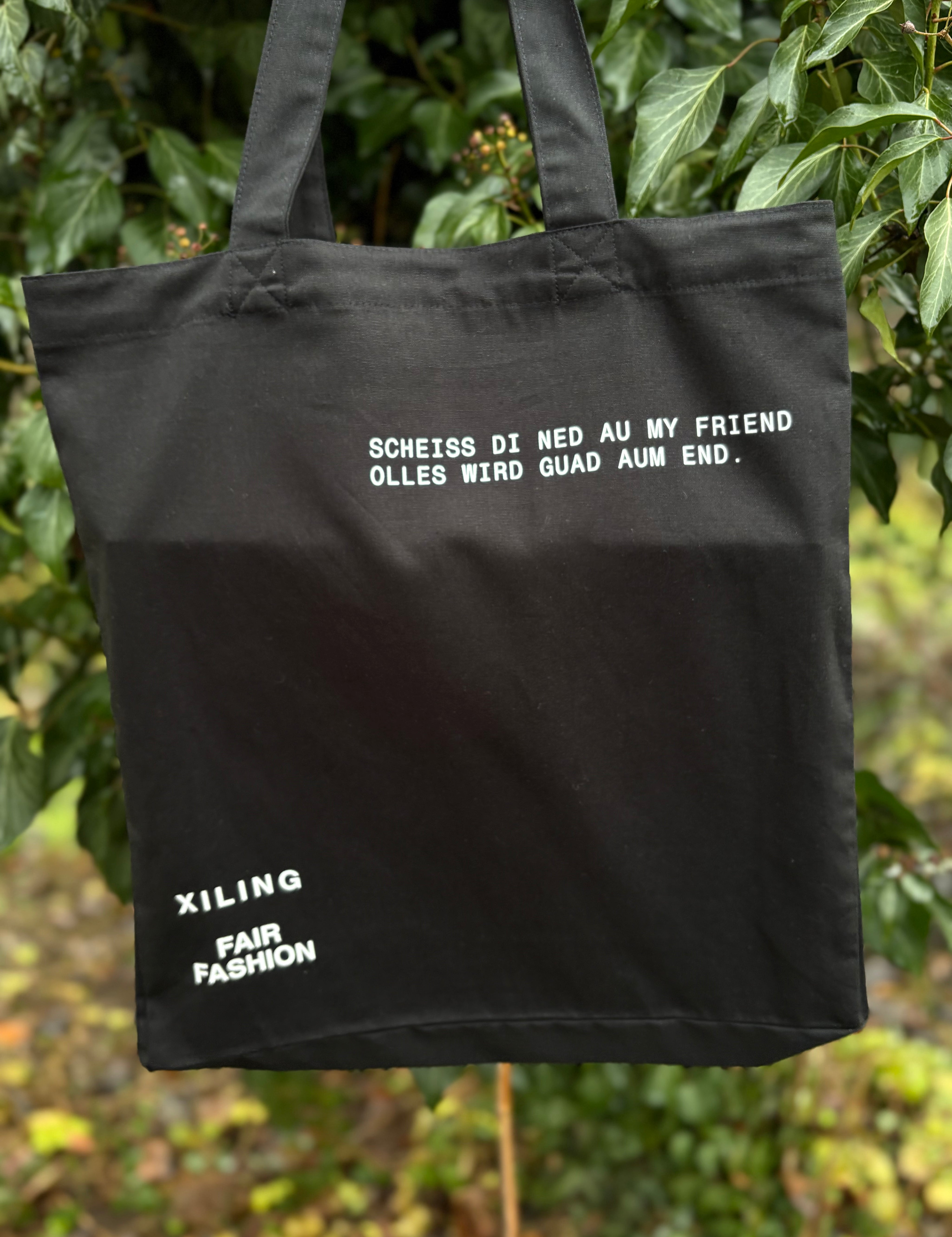 Stofftaschen Scheiss di ned au - Mid Tote