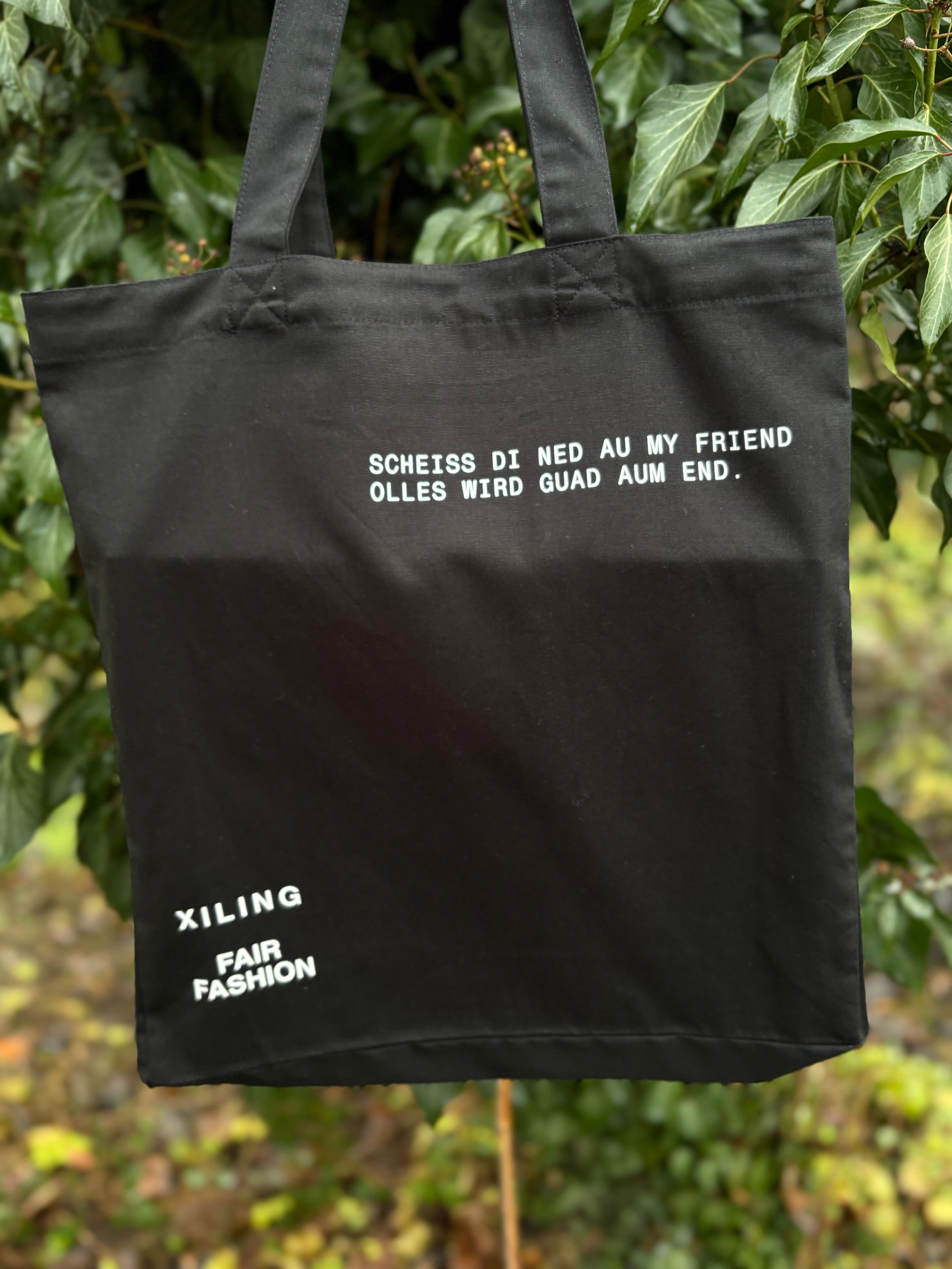 Stofftaschen Scheiss di ned au - Mid Tote