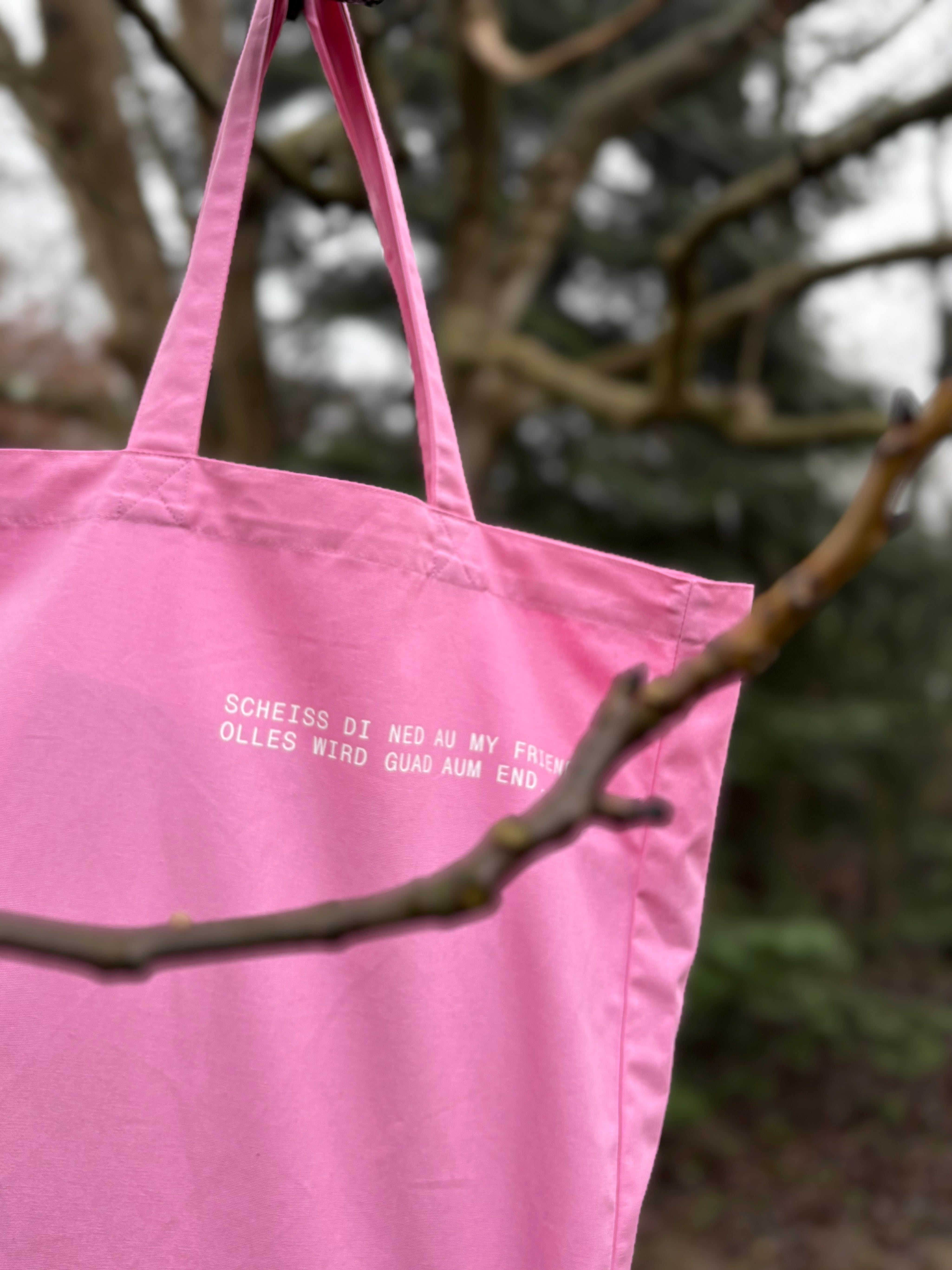 Stofftaschen Scheiss di ned au - Mid Tote