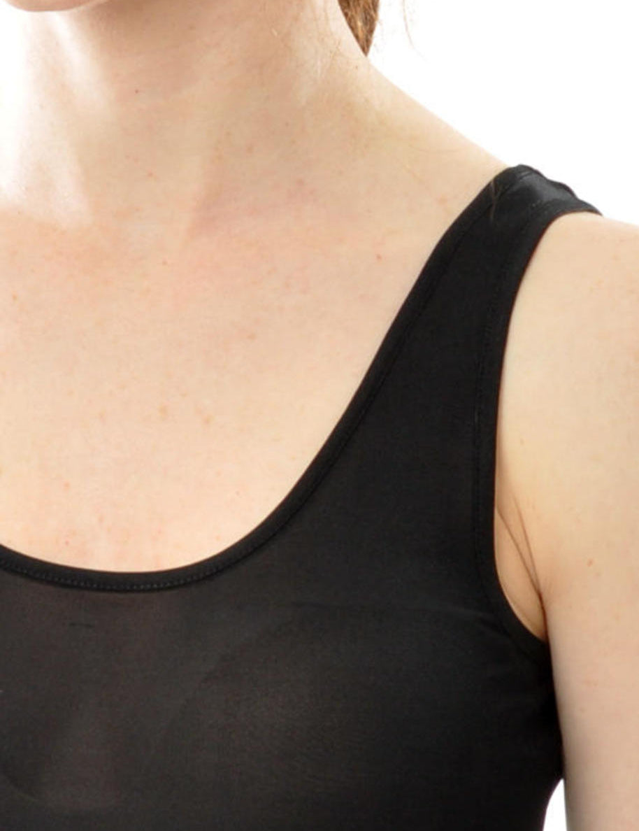 Seidenunterhemd mit breiten Trägern