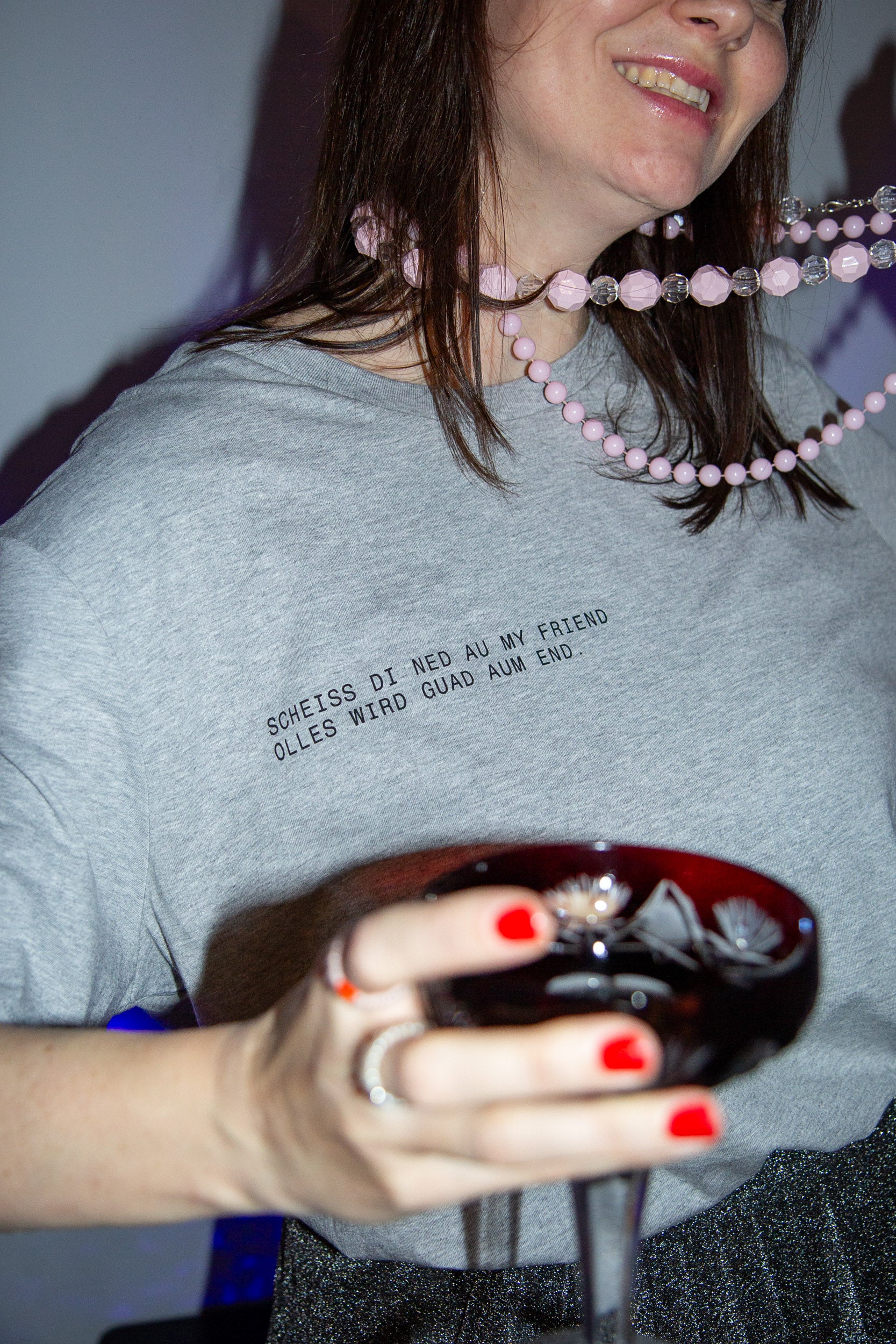 T-Shirt - Scheiss di ned au