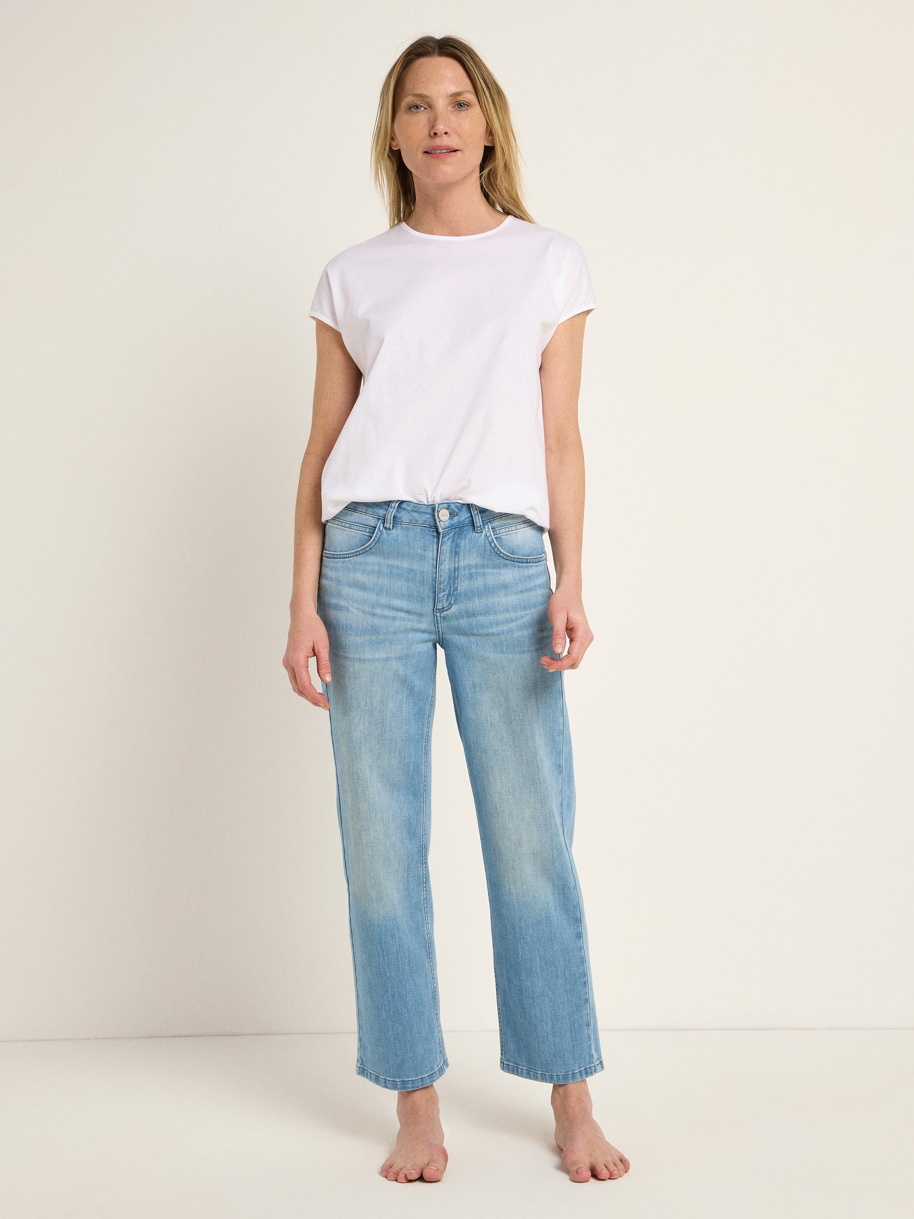Relaxed Jeans GOTS - Light Blue Denim