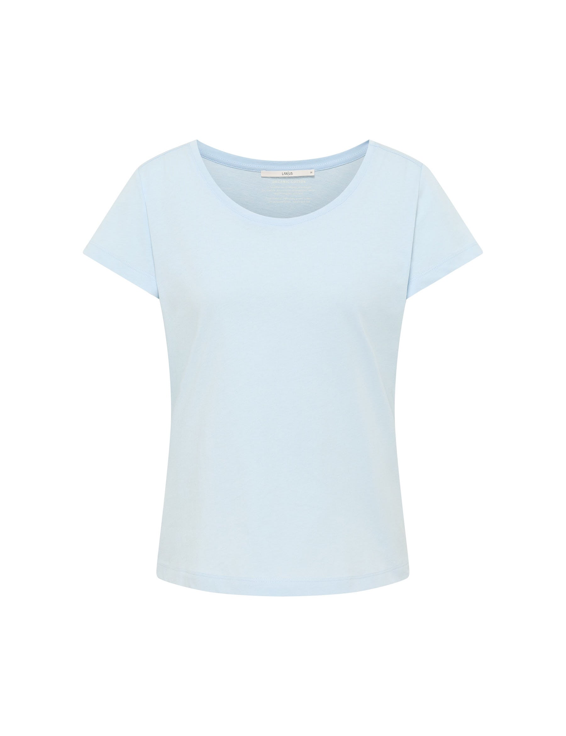 Hellblaues Damen-T-Shirt ohne Modell
