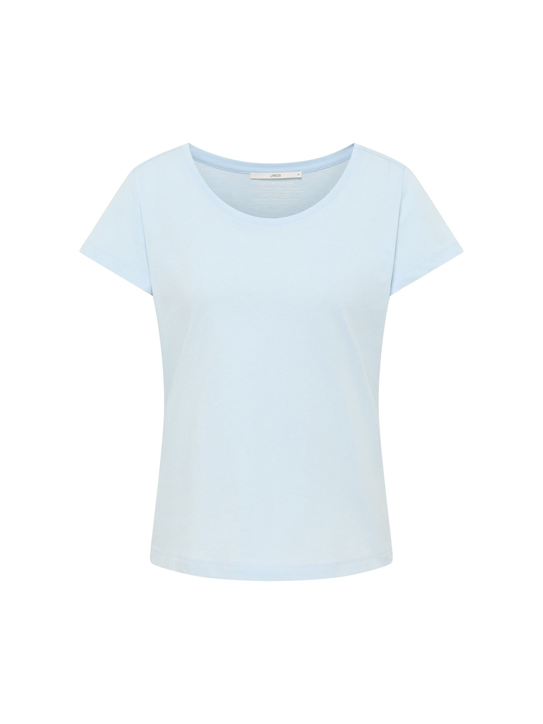 Hellblaues Damen-T-Shirt ohne Modell