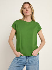 Shirt mit übers. Schulter - Green