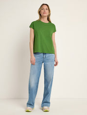 Shirt mit übers. Schulter - Green