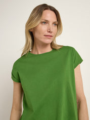Shirt mit übers. Schulter - Green