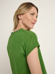 Shirt mit übers. Schulter - Green