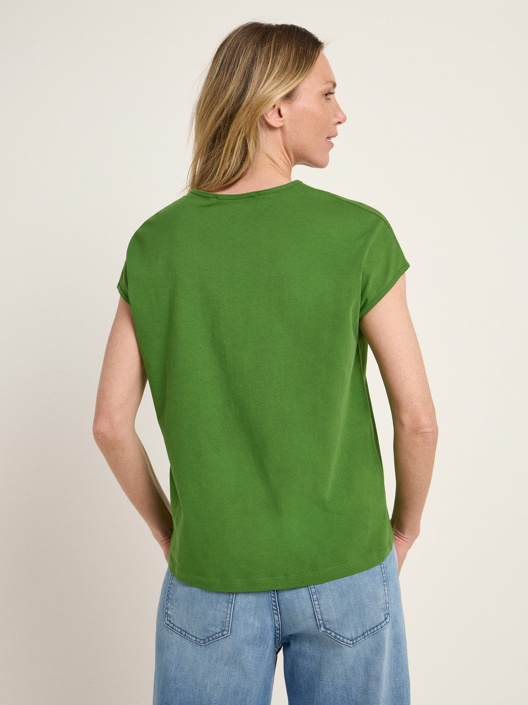 Shirt mit übers. Schulter - Green